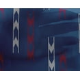 thumbnail image 4 of oneOone Georgette Viscose Fabric Arrow Sign Kasuri Printed Craft Fabric BTY 42 Inch Wide, 4 of 4