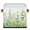 Multicolor 1, variant on CURLYOOT Spring Floral Cube Storage Bin 11 Inch Fabric Storage Cube for Shelves Decorative Farmhouse Summer Flowers Foldable Basket with Leather Handle for Closet Shelves Organizer