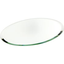 Plymor 5" x 7" Oval, 3mm Thick Beveled Glass Mirror, Pack of 2