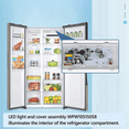 thumbnail image 3 of 2 luces LED nuevas mejoradas W10515058 compatibles con //, refrigerador y congelador, 3 of 7