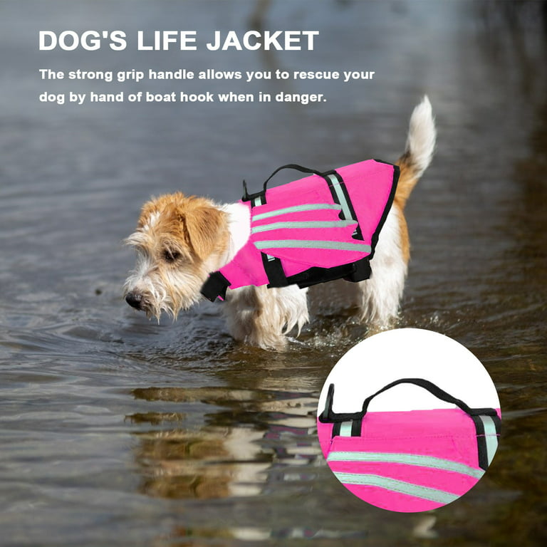 XXS-XXL Dog Life Vest Summer Printed Pet Life Jacket Dog Safety Clothes Dogs  Swimwear Pets