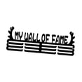 thumbnail image 2 of Almencla Medal Display Hanger Black Iron Organizer Wall Mounted Fame Medal Rack Frame wall fame, 2 of 8