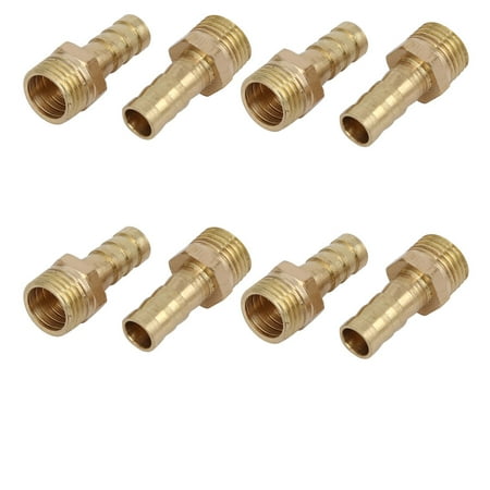 1/4BSP Male Thread 8mm Hose Barb Tubing Fitting Coupler Connector ...