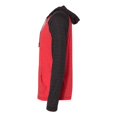 thumbnail image 3 of Burnside Men's Raglan Sleeve Striped Jersey Hooded T-Shirt - B8127, 3 of 4