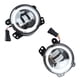 thumbnail image 1 of M Buder Luces Antiniebla Parachoques 4 Pulgadas (10.16 cm) LED Alta Luminosidad Impermeable Aleación de Aluminio Reemplazo Directo para Vehículos Jeep Wrangler Modificación DC 12V 24V, 1 of 9