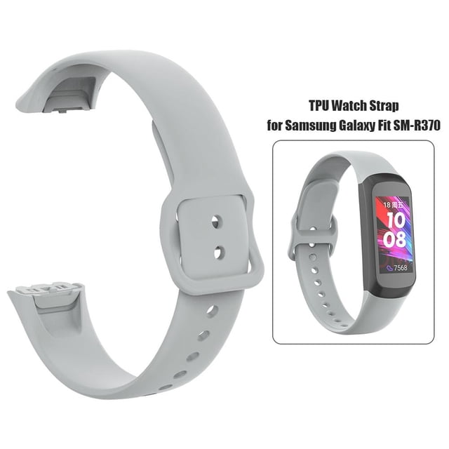 Correa de correa de muñeca de correa de reloj ajustable deportiva de TPU para Samsung Galaxy Fit SM-R370 Ndcxsfigh Para estrenar