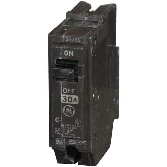 New General Electric THQL1130 Circuit Breaker Plug In 1 Pole 30A 120/240V Pack of 3