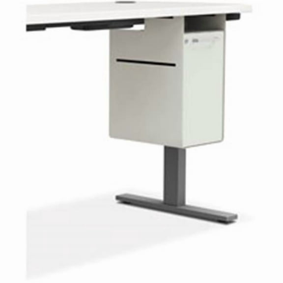 The Hon HONHAUFHR15SSSL Fuse Undermount Storage Lock Door Cubby Unit, Charcoal