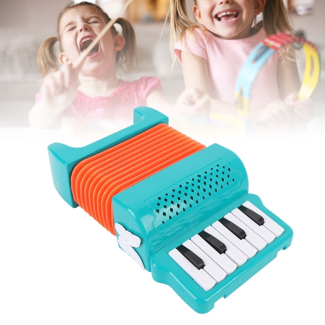 Juguete Electrónico De Acordeón, Instrumento De Música Toy Material ABS De Gran Tamaño Para Entretenimiento Diario