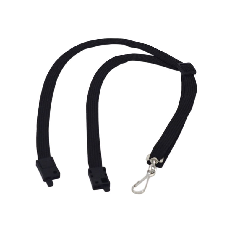 Pen+Gear Safety Lanyard Black 1 Count with Breakaway Buckle and J