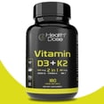 thumbnail image 2 of Supplement Health Dose Vitamina D3 10.000 UI + K2 (MK7) 180 cápsulas blandas, 2 of 7
