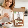 thumbnail image 3 of Whole Flax Seeds for Baking & Smoothies – High in Fiber, Omega-3s, Vegan, 4 oz Bag, 3 of 8