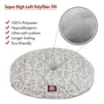 thumbnail image 2 of Majestic Pet Charlie Round Dog Bed Cotton Twill Removable Cover Gray Large 42 x 42 x 5, 2 of 5
