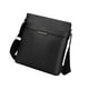 thumbnail image 2 of Bolso de hombro para hombre, moderno, informal, para oficina, portátil, con correa de hombro ajustable para Negro, 2 of 9