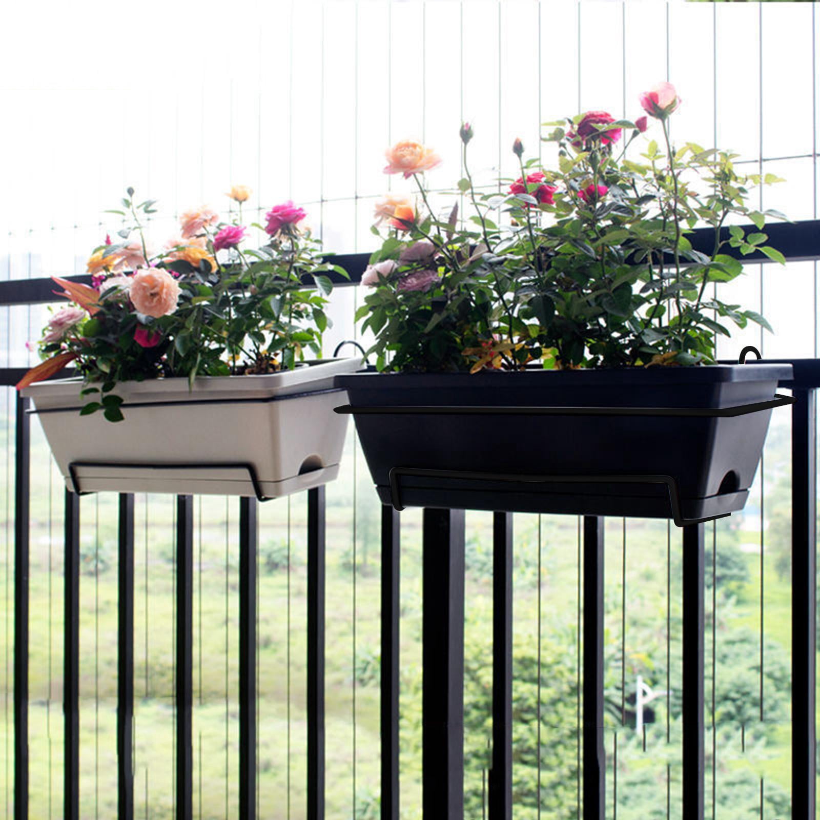 Ximing Jardinière de Balcon Pot de Fleurs Conteneur de Culture de Légumes Boîte de Fenêtre Panier de Plantes pour Ferme Patio Jardin Terrasse Vert Foncé - Walmart.ca