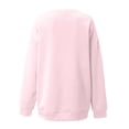 thumbnail image 5 of Amzcrzy Sweat-Shirt pour Femmes Imprimé Amour de la Saint-Valentin Col Rond Chandail à Capuchon Chandails en Molleton pour Femmes Chandail Chandail en Molleton Col Rond Chandail en Molleton pour Femmes m, 5 of 5