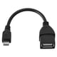 thumbnail image 1 of Cable Adaptador OTG Android ASHATA Negro Interfaz Micro USB a USB Hembra, 1 of 8
