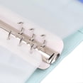thumbnail image 1 of A6 Budget Binder Multipurpose 6 Holes Waterproof A6 PU Leather Money Saving Binder for Home Travel Office Blue, 1 of 3