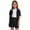Black, variant on 2 Piece Sets for Girls Summer Lounge Set Kids Oversized Button Down Short Sleeve Shirt Matching Shorts Vacation Outfits (White, 8-9 Years)