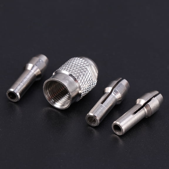 ROSENICE Rotary Tool Chuck Collet Chuck Drilling Clamping Grinding 1mm 1.5mm 2.35mm Silver