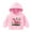 Pink, variant on Trupants Toddler Hoodie 3T - Blue Floral Dinosaur Design, 100% Polyester Lightweight Machine Washable, Cute Kids Hoodie for 2-4 Years