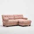 thumbnail image 5 of Miekor Furniture Modular Sectional Sofa Cloud Couch, Deep Seat L Shaped Couch with Ottoman,Sofa Sectional Couches for Living Room, Comfy advanced flannelette Loveseat with 4 Pillows No.1232, 5 of 8