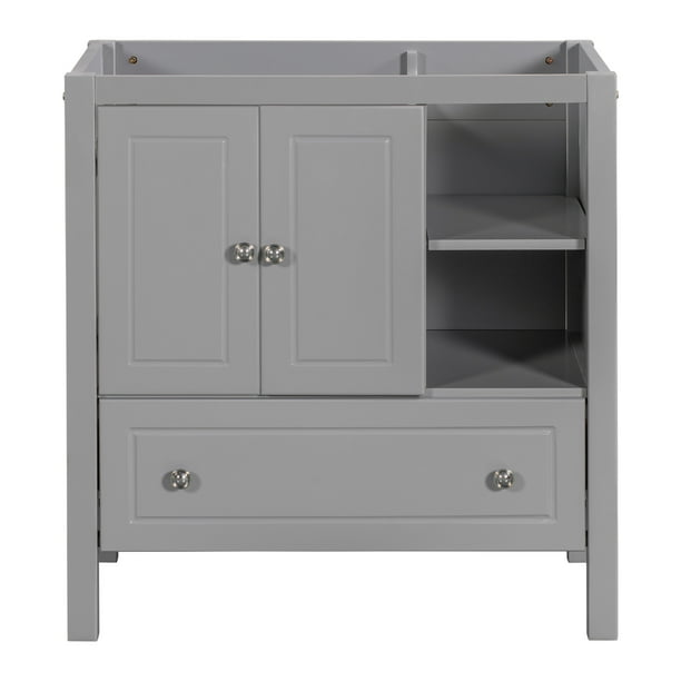 Bathroom Vanity Base Only, Bathroom Storage Cabinet with Doors and ...