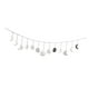 thumbnail image 4 of Colgante de pared de , boho, moderna, decoración de cabecero decoración r banner para guardería decoración del hogar argent, 4 of 8
