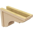 thumbnail image 5 of 6"W x 18"D x 12"H Classic Bryant Rough Cedar Woodgrain TimberThane Corbel, Primed Tan, 5 of 6