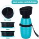 thumbnail image 3 of Botella de agua para perros de 500 ml, dispensador portátil de cuencos de agua para perros para viajar, caminar, senderismo, cuenco de agua de viaje para mascotas para perros, diseño plegable 2 en 1, 3 of 5