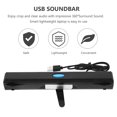 thumbnail image 2 of FELTECHELECTR Barra de sonido XB-19 USB 2.0 Mini subwoofer para portátil (negro), 2 of 5
