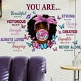 thumbnail image 4 of Wall Decals for Girls Toddler Bedroom,Black Girl Magic Inspirational Quotes Wall Stickers,Motivational Saying African American Girls Wallpaper for Baby Bedroom Room Wall Decor Decoration, 4 of 8