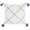 thumbnail image 1 of HomeRoots 386338 Coussin d'Accent en Coton Bleu, 1 of 1