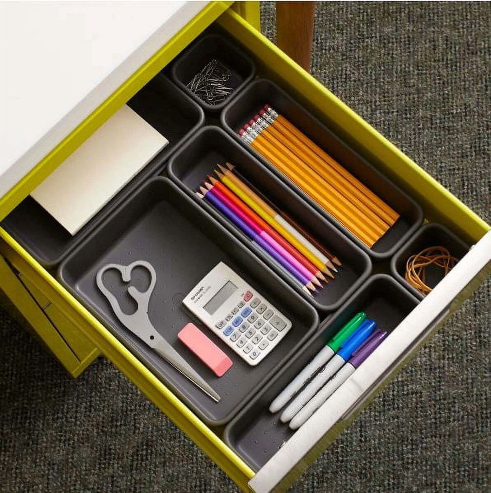 Madesmart 8 Piece Desk Drawer Organizer Bin Pack