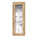 thumbnail image 2 of ArtToFrames 4" x 14" Honey Picture Frame, 4x14 inch Brown MDF Poster Frame (WOM-4085), 4 Pack, 2 of 8