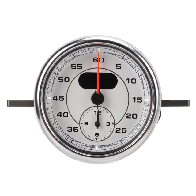 Temporizador De Vuelta Para Tablero De Instrumentos, Resistente A Altas Temperaturas, Reloj De Calibre Para Tablero, Confiable, De Alta Precisión Para Accesorios Interiores De ANGGREK Blanco