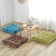 thumbnail image 4 of kurtrusly Coussins pour Solution d'Assise Durable et Longue Durée Application Grand Coussins de Chaise Coussin de Sol Coussin de Siège Café Rond Diamètre 55 cm, 4 of 6