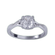 thumbnail image 2 of LuckyLy Anillos de Compromiso y Promesa para Mujer, Acero Inoxidable Color Plata y Zirconia Cúbica – Joyería ideal como Regalos para Mujer Navidad y Regalos Novia San Valentín y Matrimonio, plateado 9, 2 of 8