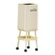 thumbnail image 2 of Bote de Basura Alto con Ruedas Y Compartimento Doble Cubo de Desperdicios Sin Tapa con Almacenamiento Extra Y Diseño Ergonómico Estructura Sólida en P beige con bandeja, 2 of 9