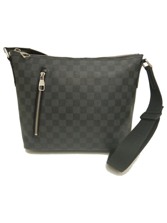 Pre-Owned LOUIS VUITTON Damier Graphite Mick PM N41211 Shoulder Bag Noir Men's 254361