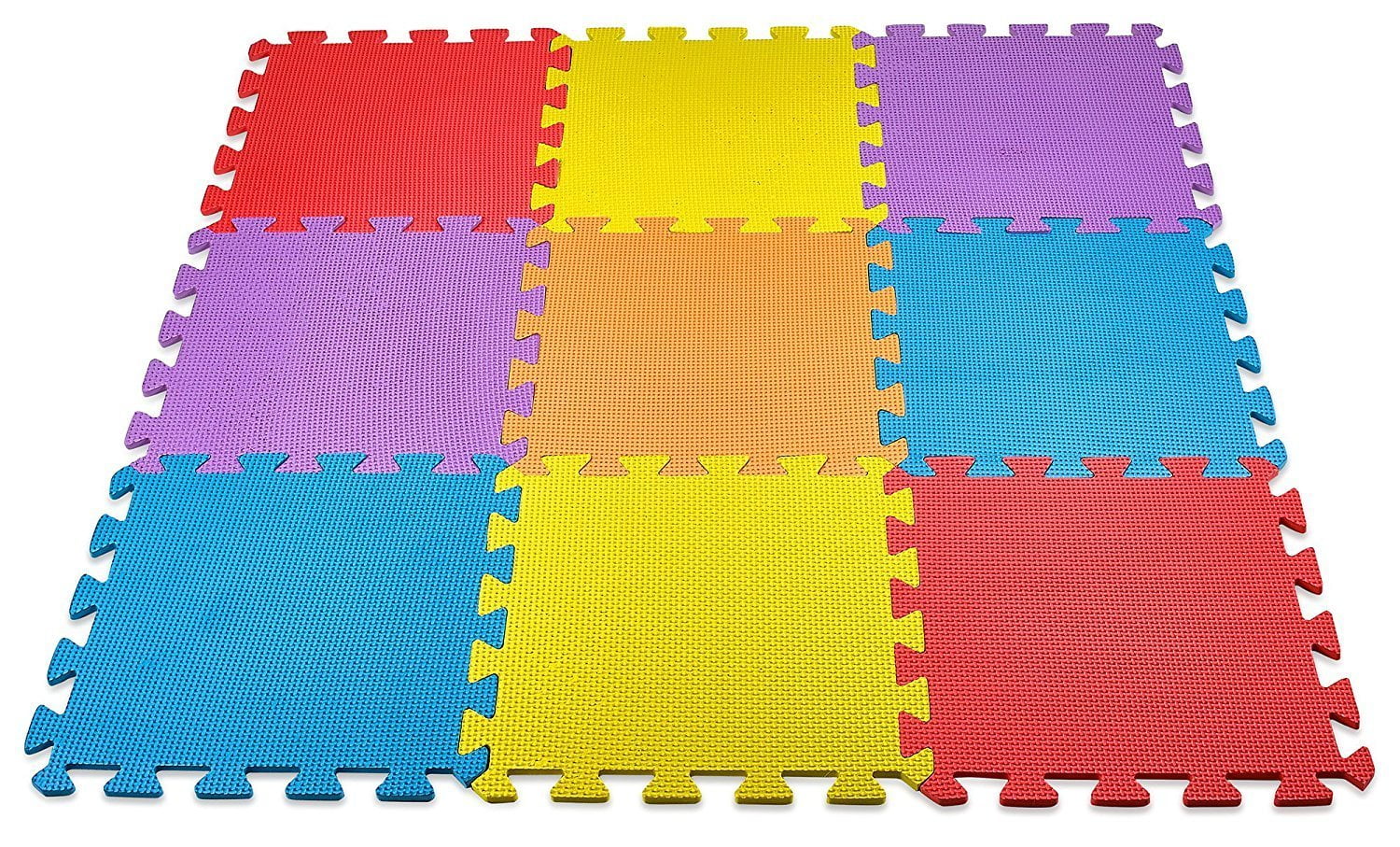 PowerTRC EVA Solid Foam Exercise Mat, Safety Play Floor Mat For Kids