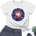 thumbnail image 5 of Xdegoge Offres du 4 Juillet, Vêtements de Vacances Blouses Aguichant en Coton, Hauts d'Été de Travail pour Femmes Grande Taille, Chemises Rouges Blanches et Bleues Plus, Annuler Ma Commande s'Il Vous Plaît, de Mujer Para, Multicolore m, 5 of 5