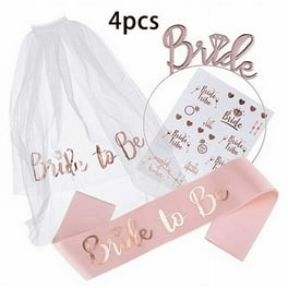 Bride Veil & Sash Kit White Bridal Shower Costume Bride Veil & Sash Kit White Bridal Shower Costume