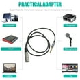 thumbnail image 3 of Audio Transferring Cable 3 Pin Microphone Cable Practical Audio Converter Cable Cord, 3 of 6