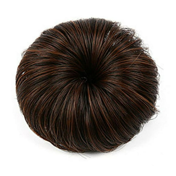 Klip Rambut Rambut Palsu Fesyen, Comel, Untuk Kanak-kanak, Aksesori Rambut, Gaya Rambut Sanggul Kanak-kanak, W2U4, 1 Hélai