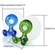 thumbnail image 2 of Juego de 4 soportes para cepillos de dientes con ventosa de dibujos animados, reutilizables, resistentes al agua y montados en la pared para el baño de los niños, 2 of 5