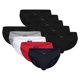 thumbnail image 1 of TOM TAILOR Men's Brief, paquete de 10 - Mini Brief, Básico, simple Azul/blanco/rojo/negro XXL (XX-Large), 1 of 4