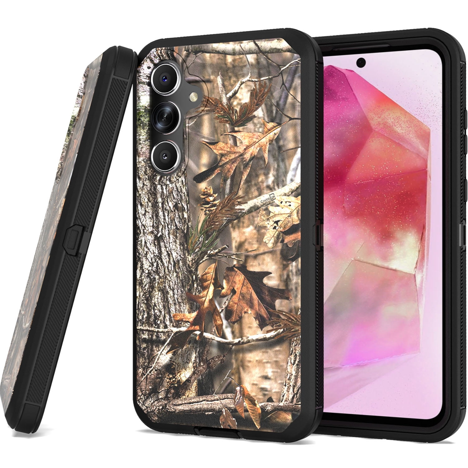 CoverON For Samsung Galaxy A35 5G Case, Military Grade Heavy Duty Full Body Rugged Phone Cover, Camo