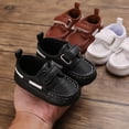 thumbnail image 2 of 0-18 Meses Zapatos Sólidos Antideslizantes Para Bebés Recién Nacidos Suaves Para De Cuero Prewalker Cómodos Para Zapatillas De Deporte, 2 of 4