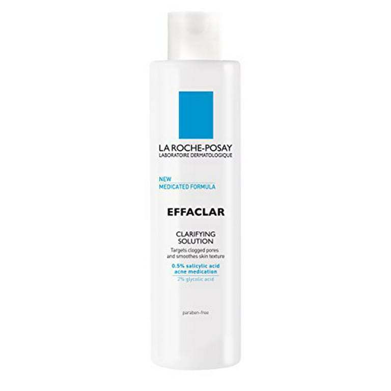 Reservere Arving At håndtere La Roche-Posay Effaclar Clarifying Solution Facial Toner for Acne-Prone  Skin with Salicylic Acid, 200ML - Walmart.com